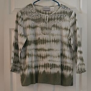 Alfred Dunner Petite Peasant Blouse